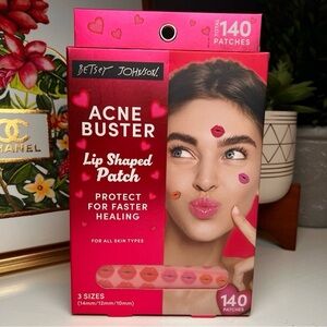 Betsey Johnson 140 Acne Buster Lip Shaped Patches NIB